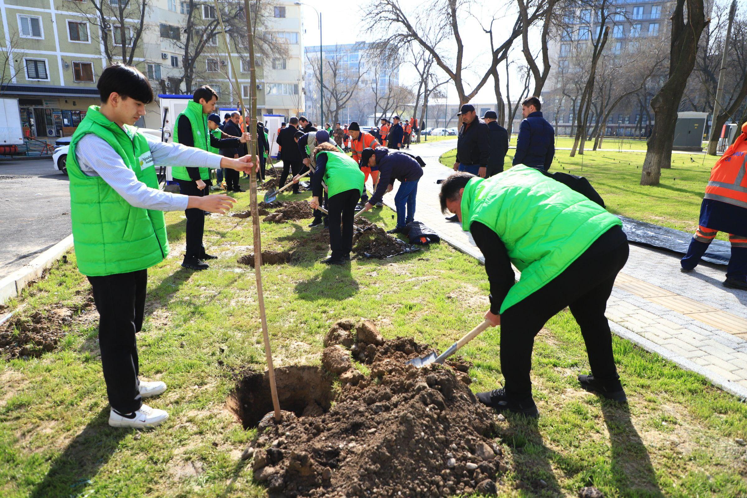 Launch of the Nationwide Hashar and the “Yashil Makon” Project in Yakkasaroy District