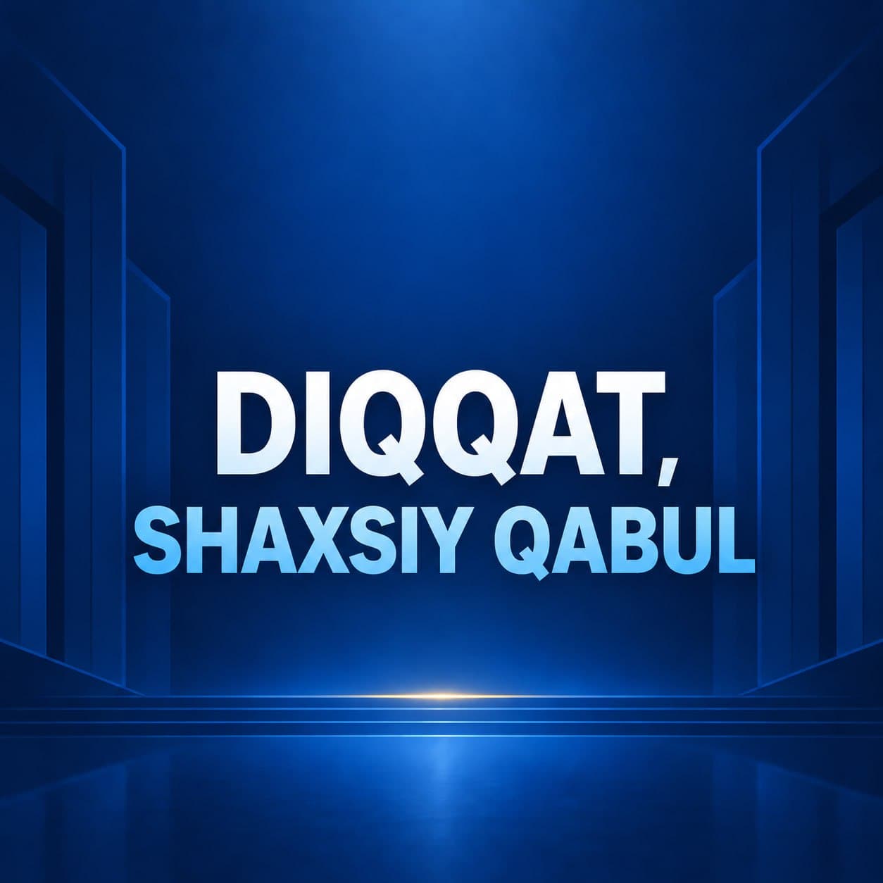 Бугун Халқ қабулхонасида иккита қабул бўлиб ўтади